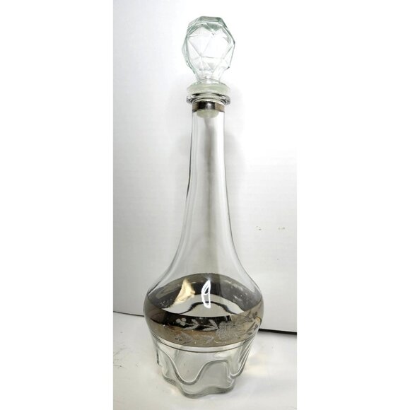 DECANTER WITH SILVER DECORATION - Picture 2 of 6